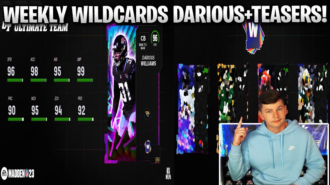 WEEKLY WILDCARDS LTD DARIOUS WILLIAMS REVEALED AND TEASERS! | MADDEN 23 ULTIMATE TEAM