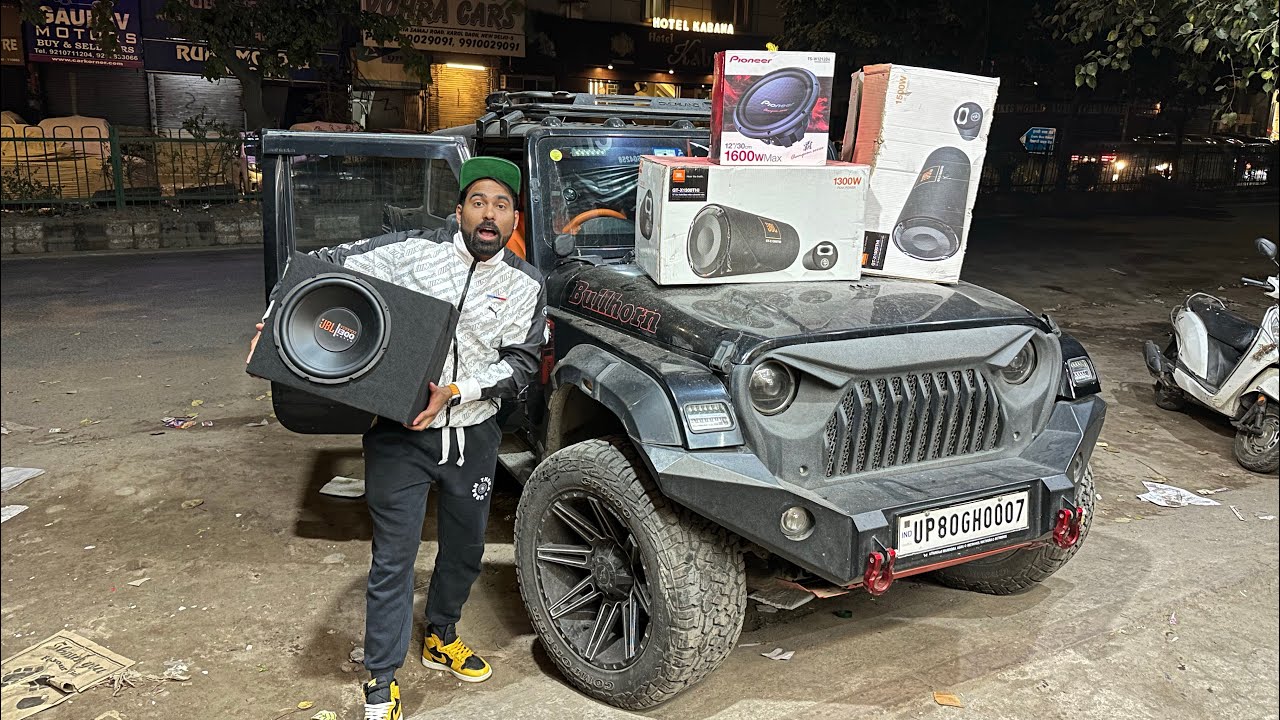 Installing Loudest Music System,Hooter,Police Light, Projector My Thar 😱 -Gangster Thar Banadi 😵