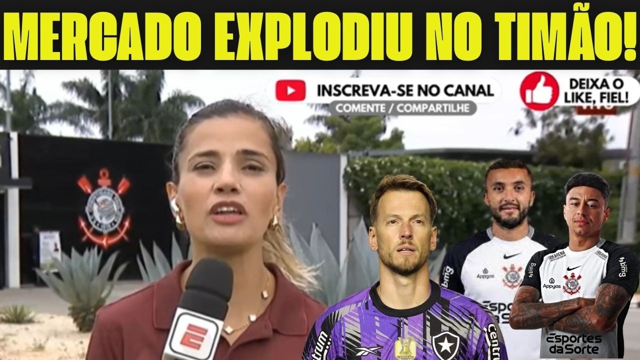 🚨 NOTÍCIAS DO CORINTHIANS HOJE! DIA MOVIMENTADO NO CORINTHIANS! MERCADO EXPLODIU NO TIMÃO!