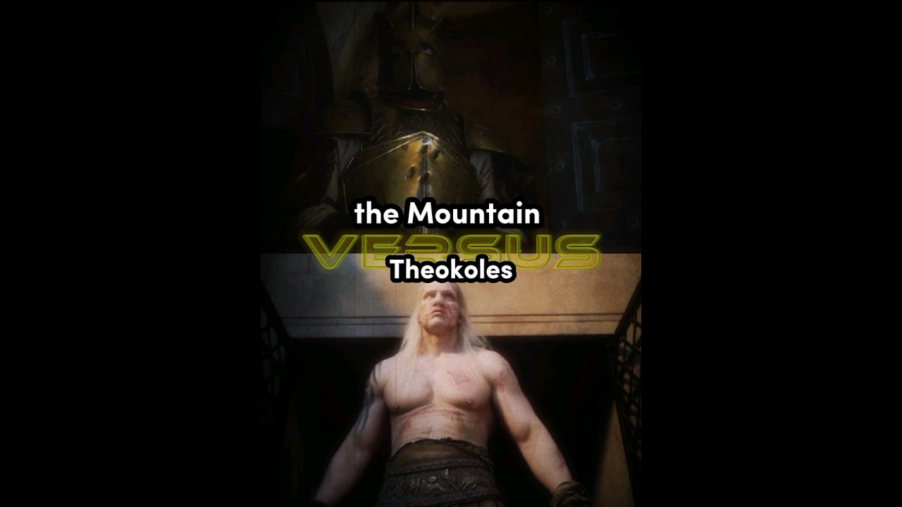 The Mountain vs Theokoles #battle #gameofthrones #spartacus