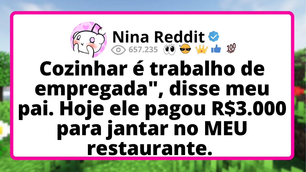Cozinhar é TRABALHO de empregada