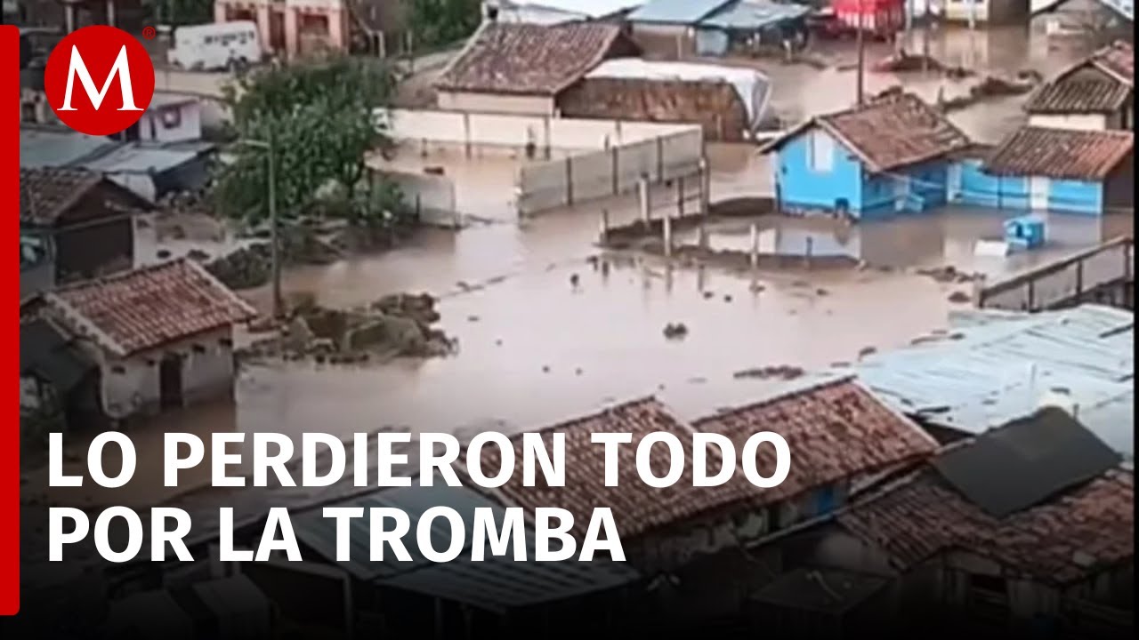 Una tromba en Puebla dejó 50 viviendas afectadas en la comunidad de Izúcar y Tepeojuma