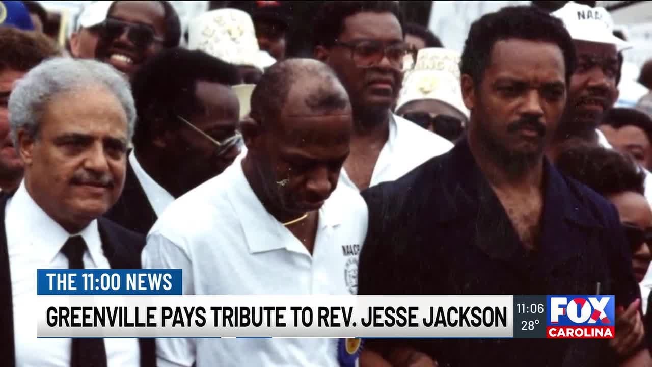 Hometown pays tribute to Greenville native Jesse Jackson