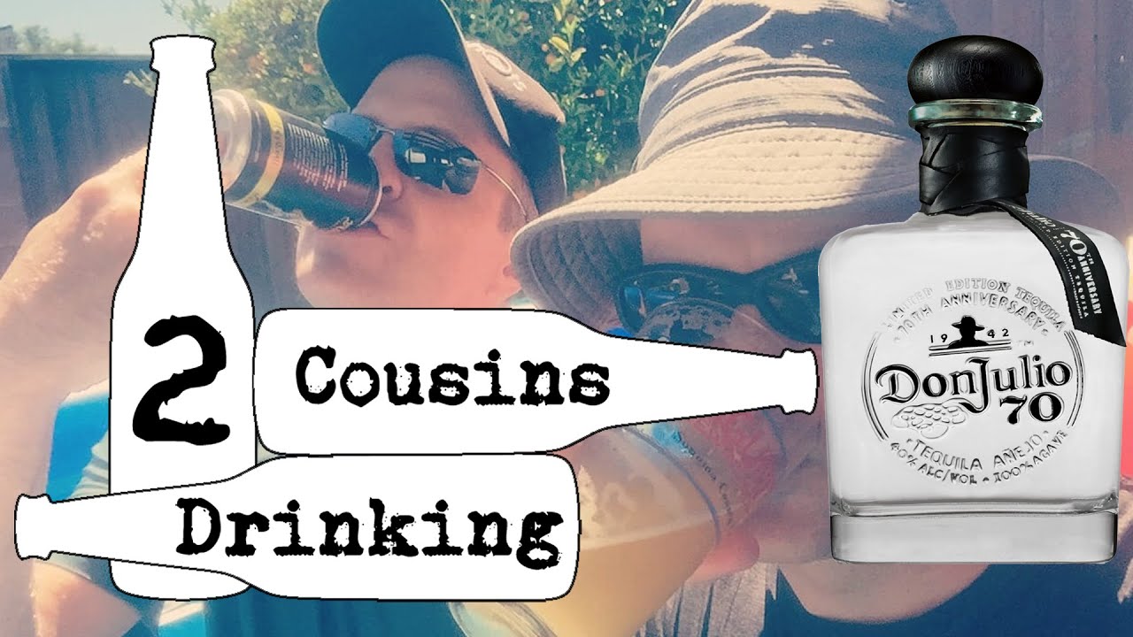 Two Cousins Drinking Don Julio 70 A&ntilde;ejo Claro Tequila