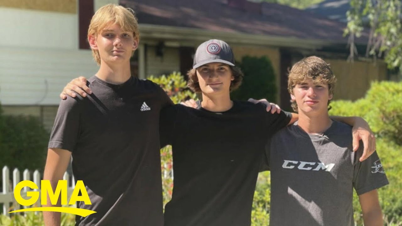 Teens rescue people from burning home