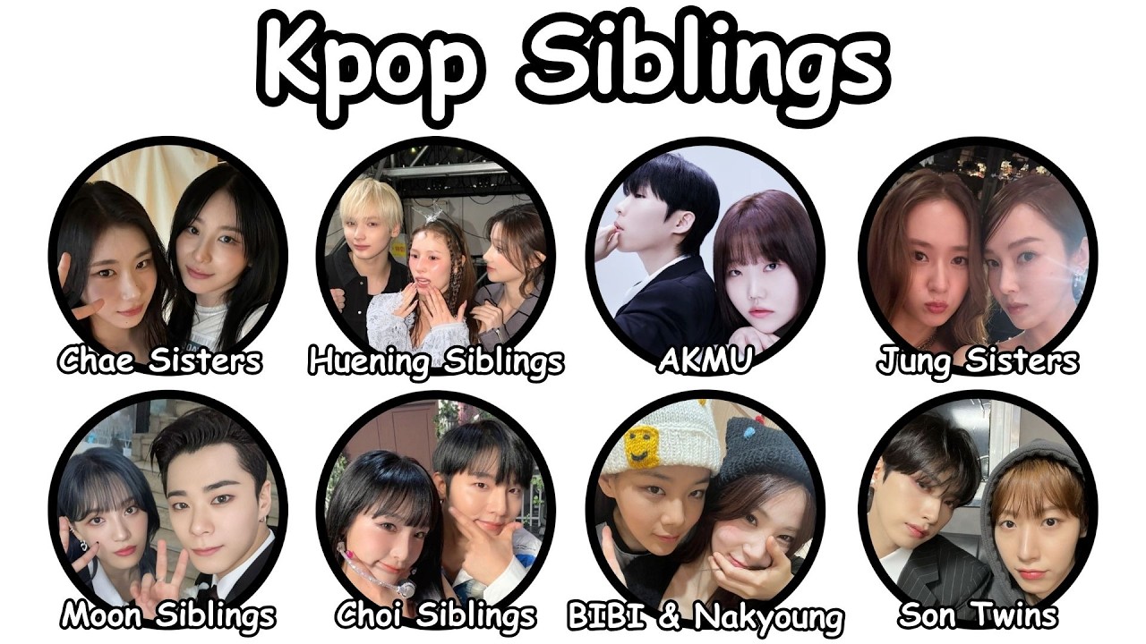 The Most Iconic Kpop Siblings Explained in 10 Minutes