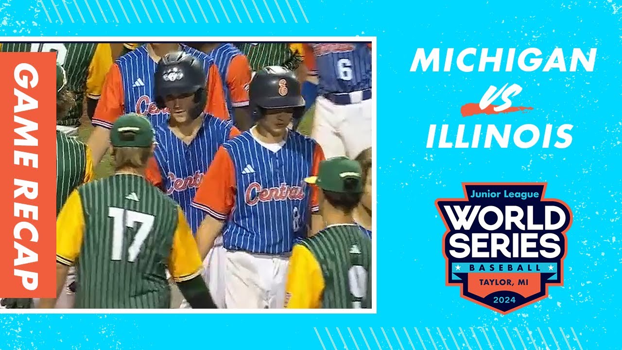 Game Highlights: Illinois vs Michigan | Junior League Baseball World Series