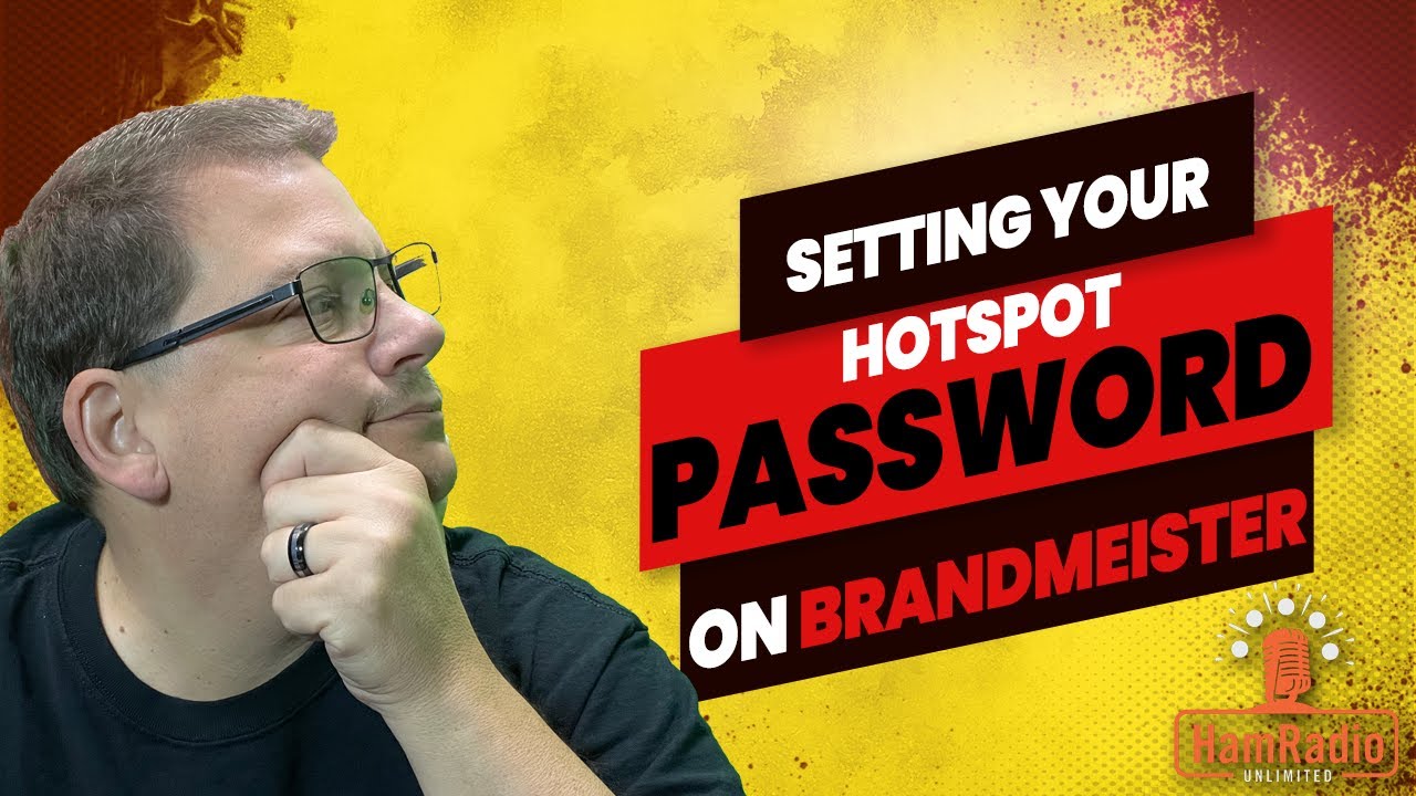Setting your Hotspot Password in Brandmeister #quickie - S1Q5