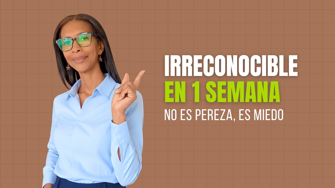 No es PEREZA, es MIEDO: Cómo vencer la parálisis en 5 minutos.
