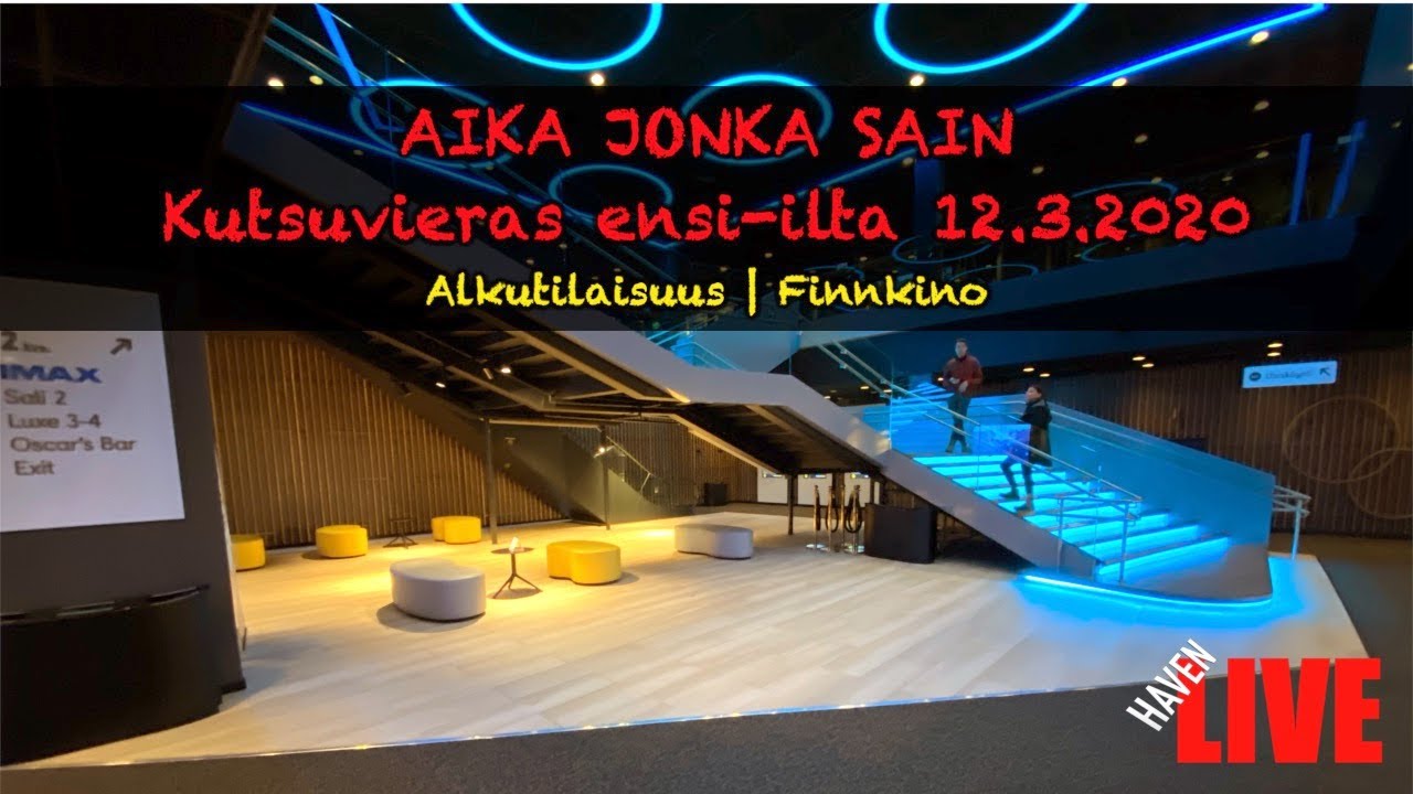 🔴 LIVE | TO | Aika jonka sain | Kutsuvieras ensi-ilta | 12.3.2020
