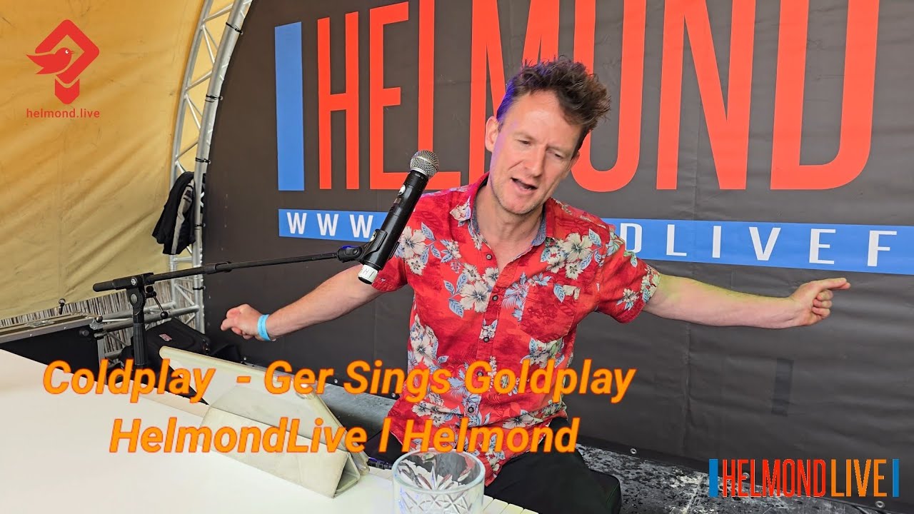 Coldplay  - Ger Sings Goldplay l HelmondLive l Helmond