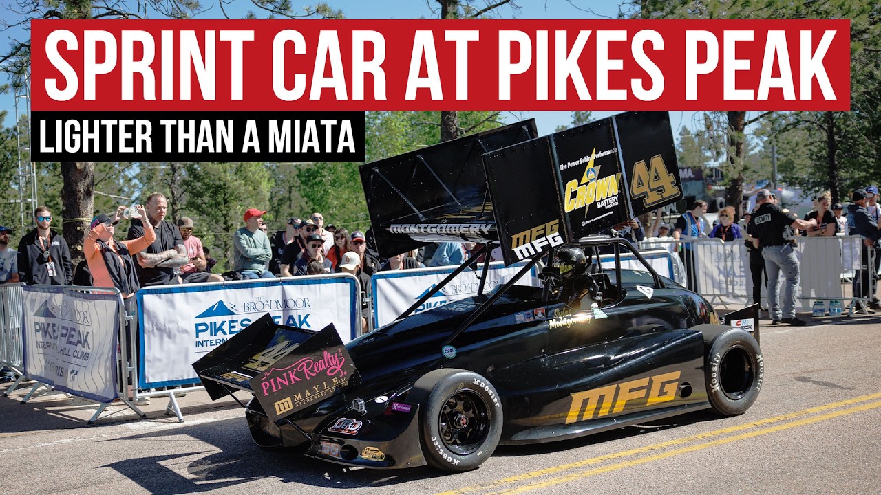 Frankenstein Sprint Car Transforms Into a Hill Climb and Road Race Monster