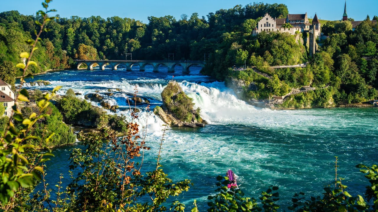 Rhine Falls, Schaffhausen 🇨🇭 4K Walk | Switzerland | Relaxing Nature Sounds