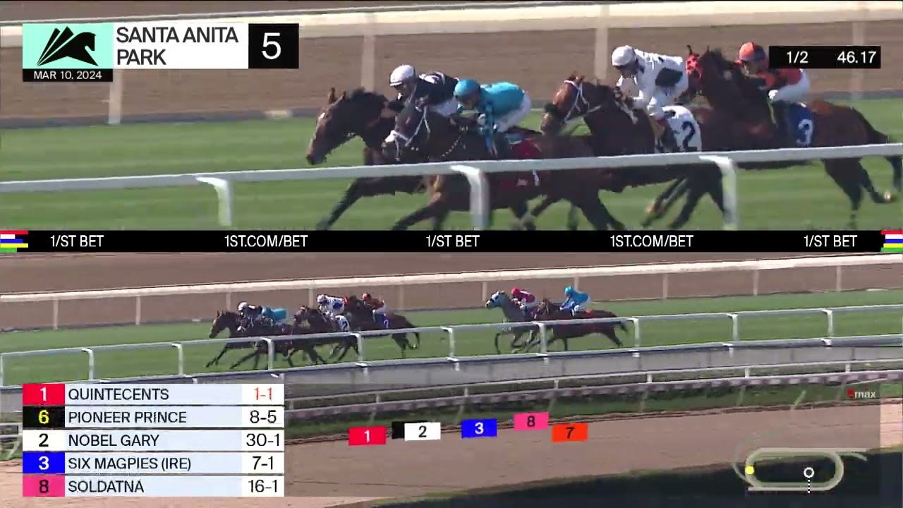 Pioneer Prince wins Race 5 on Sunday, March 10 at Santa Anita Park