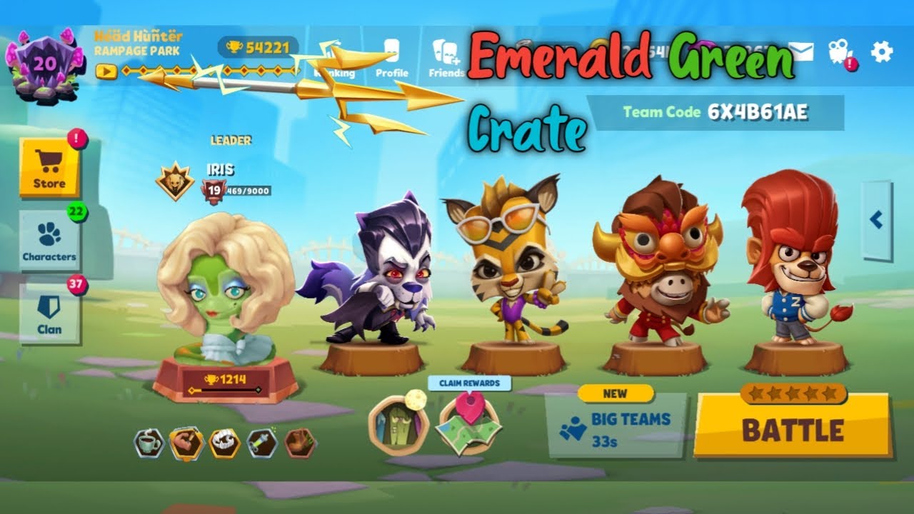 Zooba Squad Iris Jack Jade Buck Duke Bruce Paolo Earl Gameplay