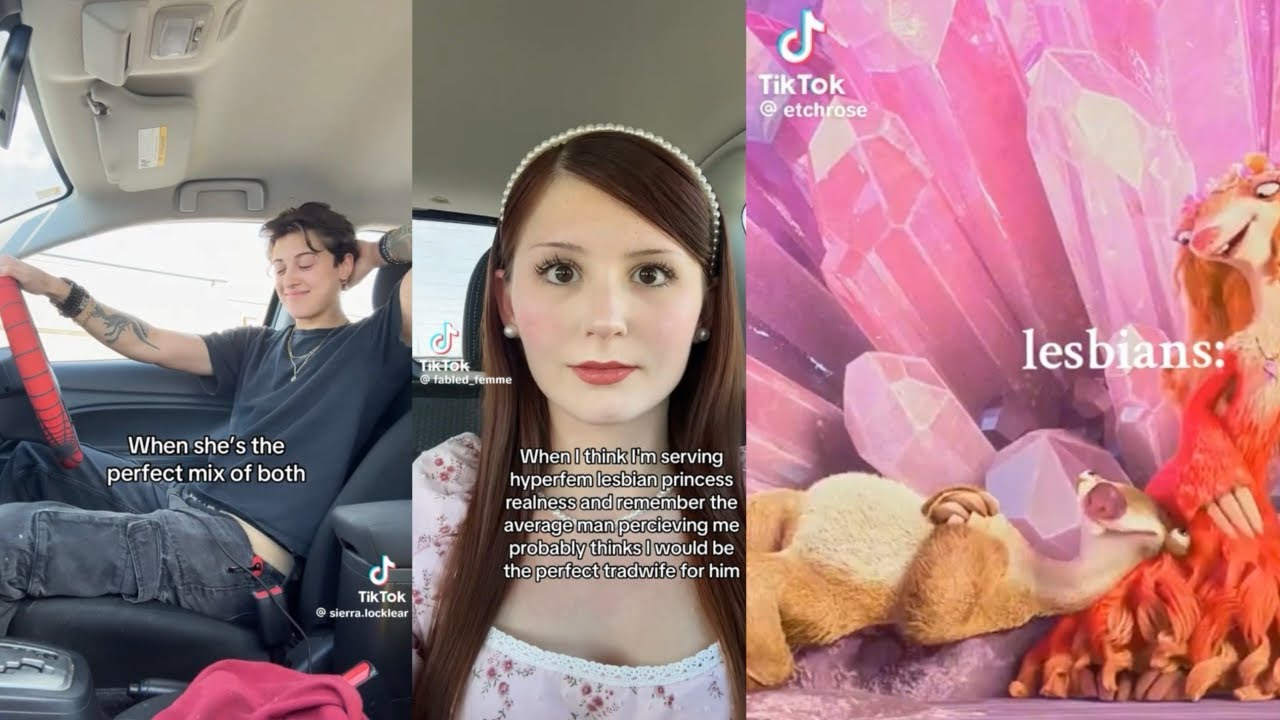 Lesbian/wlw tiktoks for those who love women