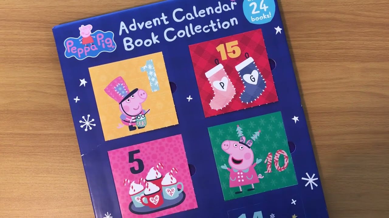 🎅🏼 Peppa Pig Christmas Advent Calendar Book Collection! Read Along 24 Books for Children - Intro