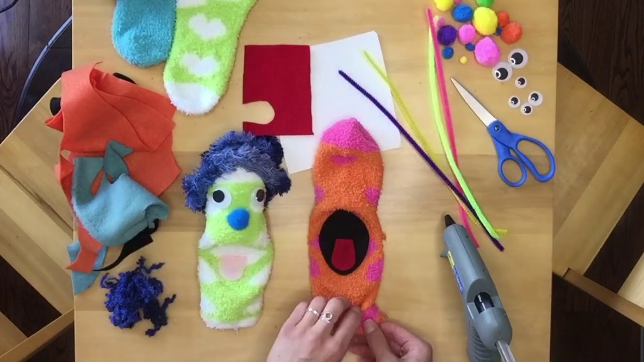 Comment faire une marionnette chaussette