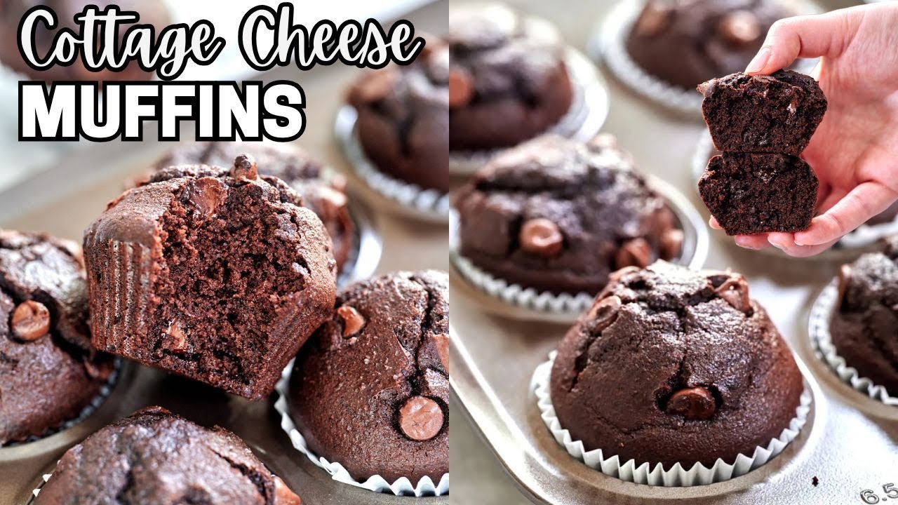 Cottage Cheese Chocolate Muffins &ndash; High-Protein, Gluten-Free & Super Moist!