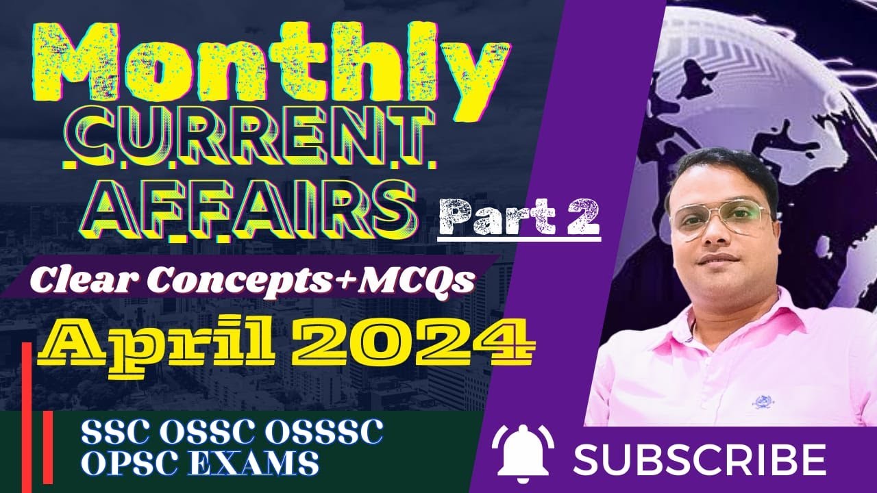 Monthly Current Affairs | April Current Affairs | Bhupendra Sir