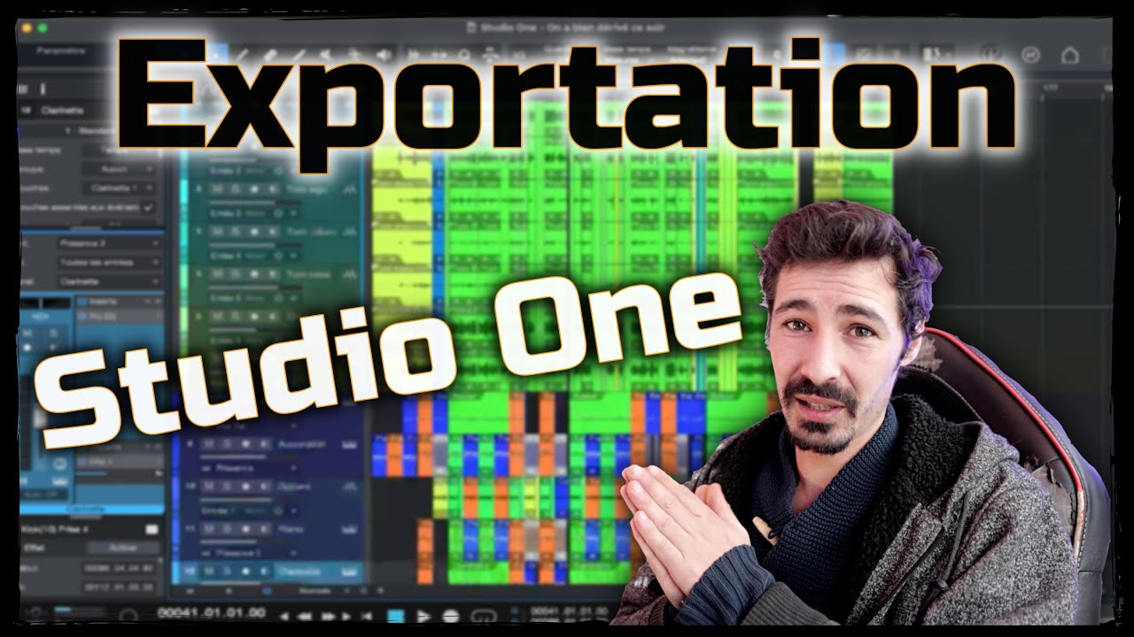 Faire une EXPORTATION avec Studio One (tuto FR)