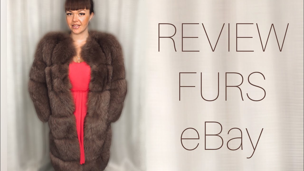 FOX FUR COAT REVIEW long jacket no hoodie colour sable | Sale eBay fur clothes shop FursBerry