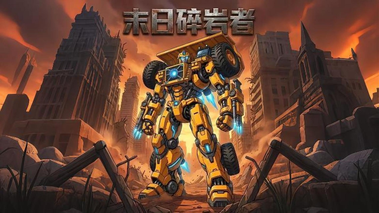 紫光撕裂天空，汽車變作鋼鐵兇獸。千噸礦山巨卡啟動，化身移動堡壘碾碎末日......#诡异末世#末日求生#末日丧尸#极限求生#末世求生##国漫#ai漫剧#