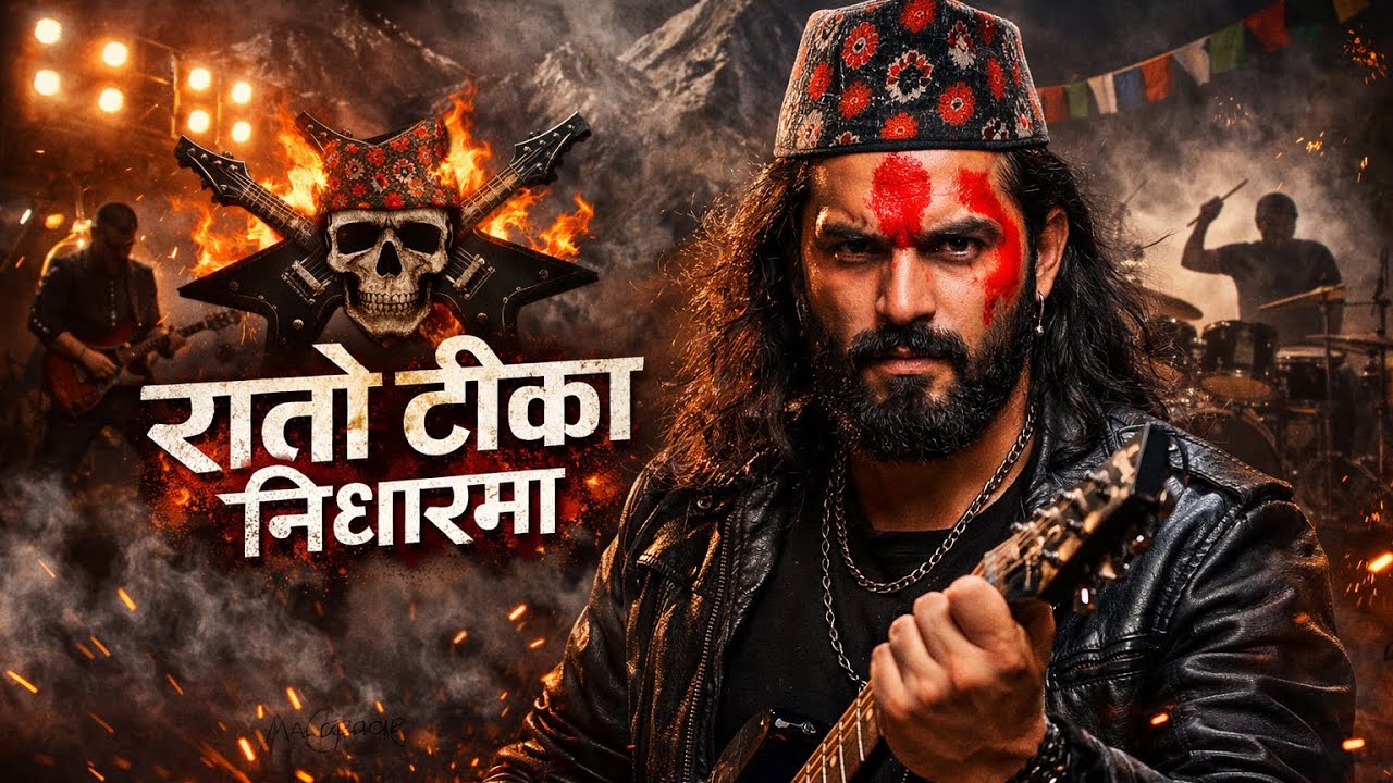 रातो टीका निधारमा - Hard Rock Nepali Song 🎸❤️ | Romantic Nepali Rock Version