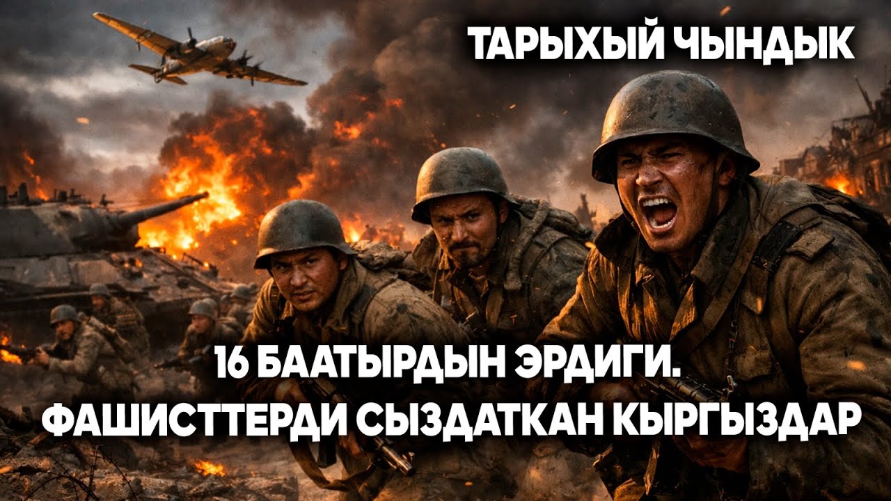 16 баатырдын эрдиги. Фашисттерди сыздаткан Кыргыздар