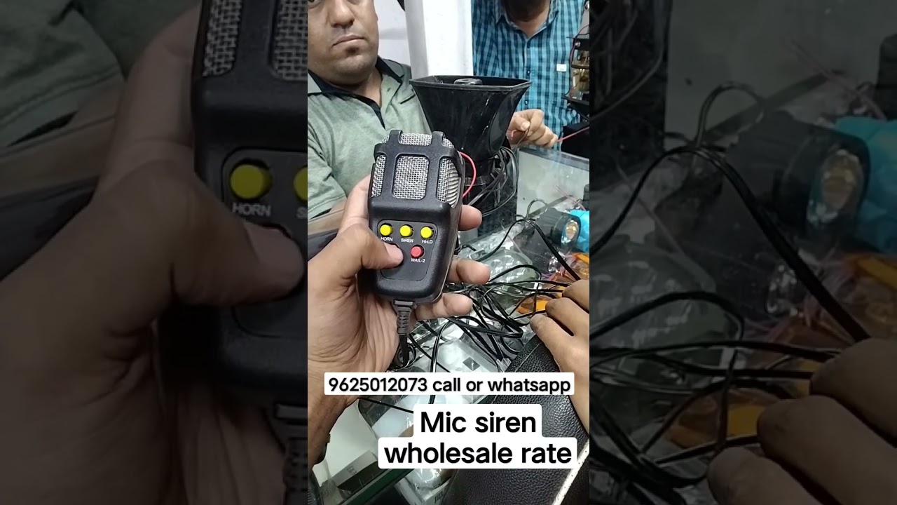 police mic and siren #cars #caraccessories #siren #modified #newproducts #viral #delhi