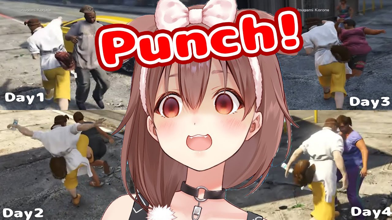 Hard Puncher's Mad Dog Korone