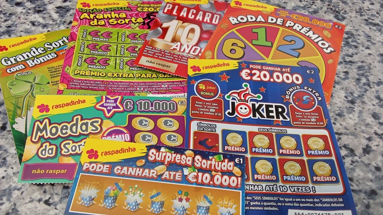 Mix of Portugal lottery tickets. 🤑 🤑 🤑 🤑 🤑 