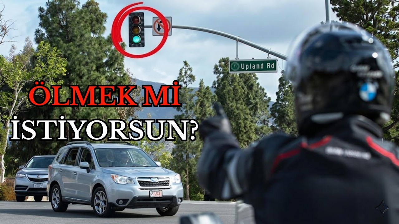 Şehir İçinde Motosiklet Sürerken En Tehlikeli 5 Saniye