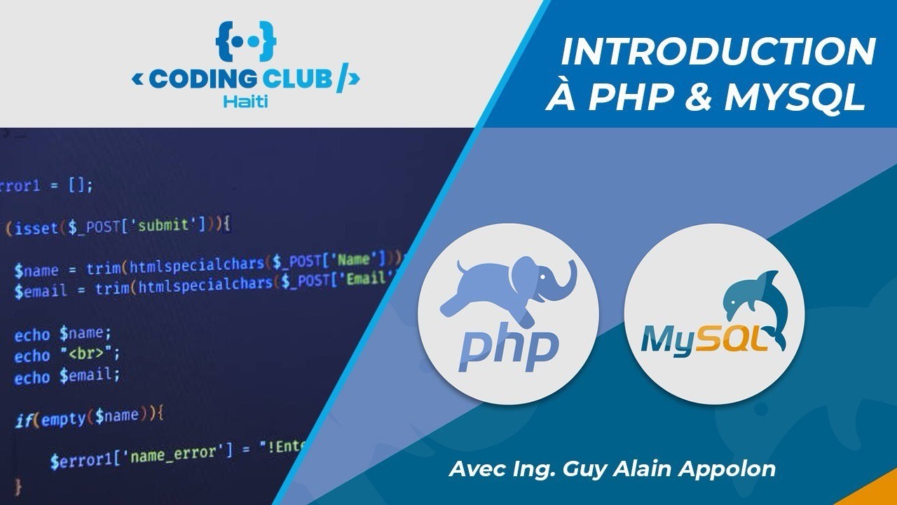 Introduction PHP & MySQL (PART I )