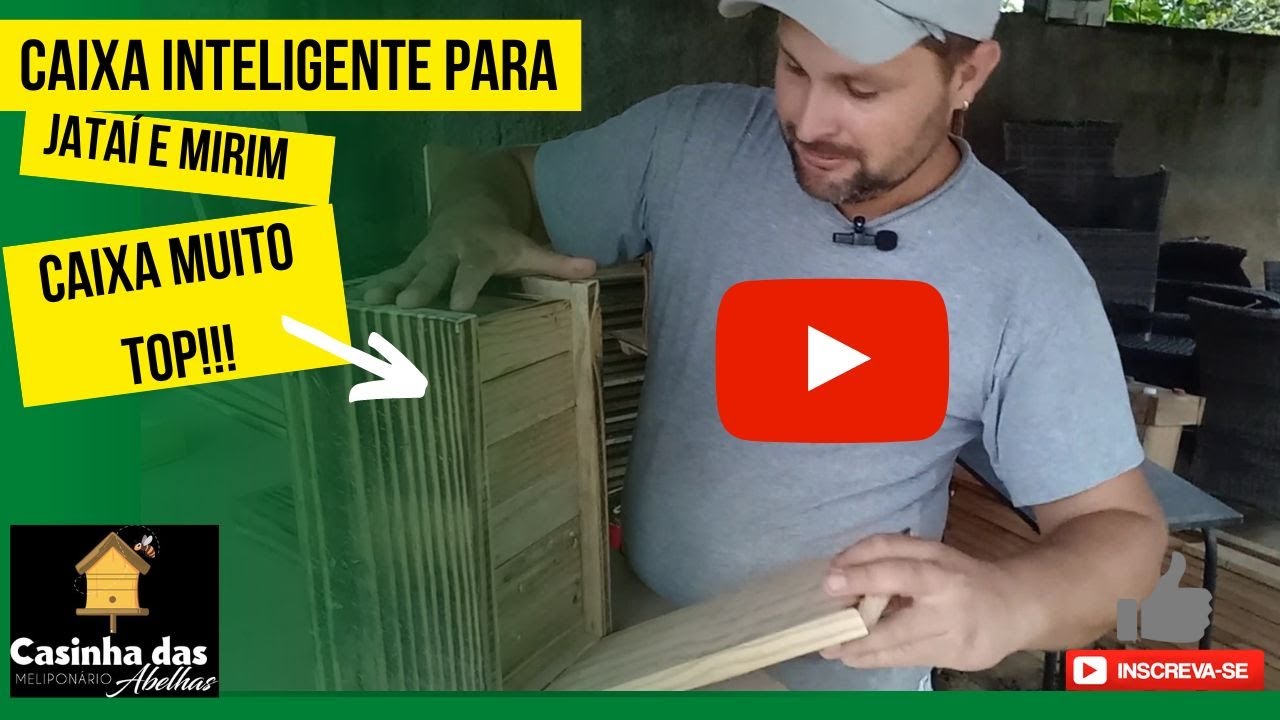 Como fazer caixa para abelha JATAÍ . PASSO A PASSO