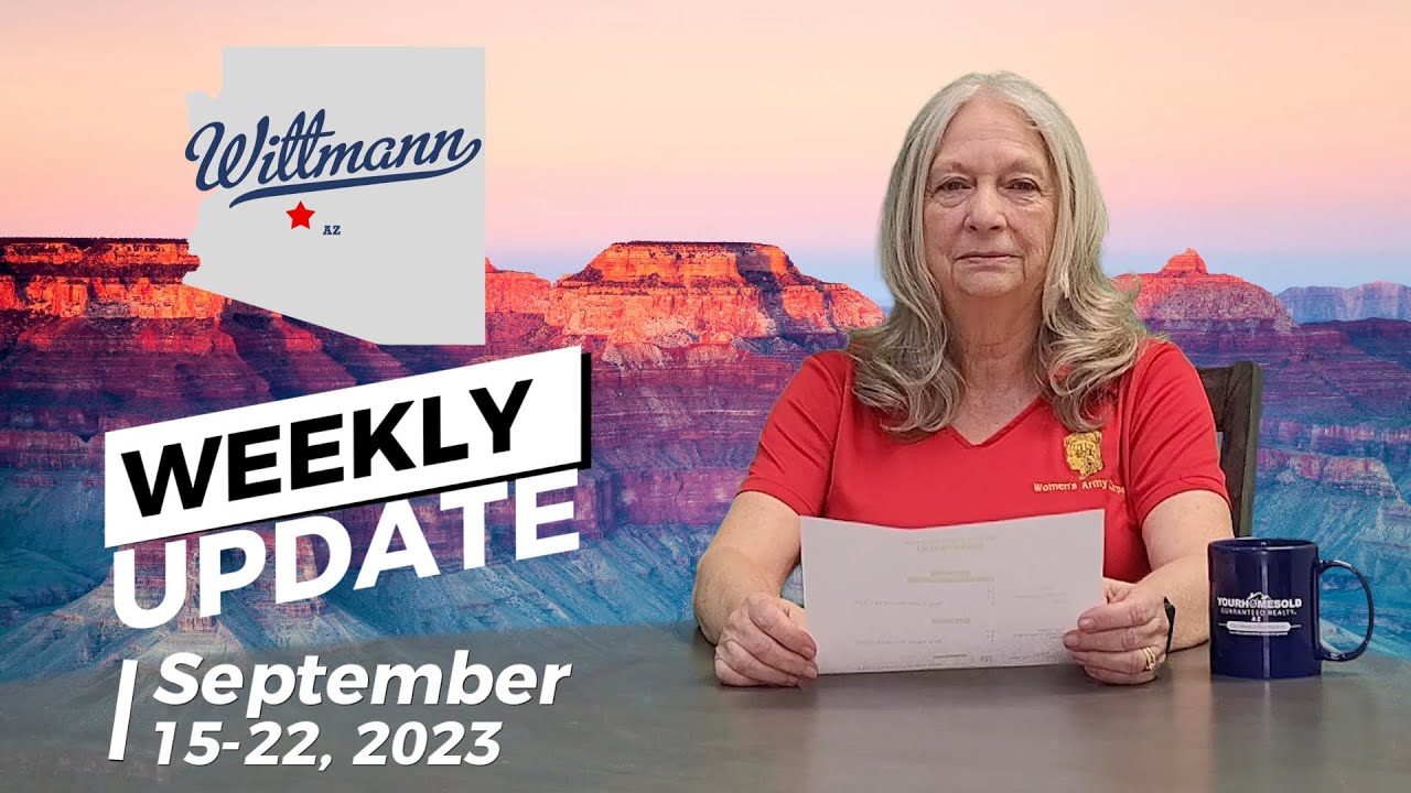 Wittmann, AZ Weekly Market Update Sep 15 -22, 2023