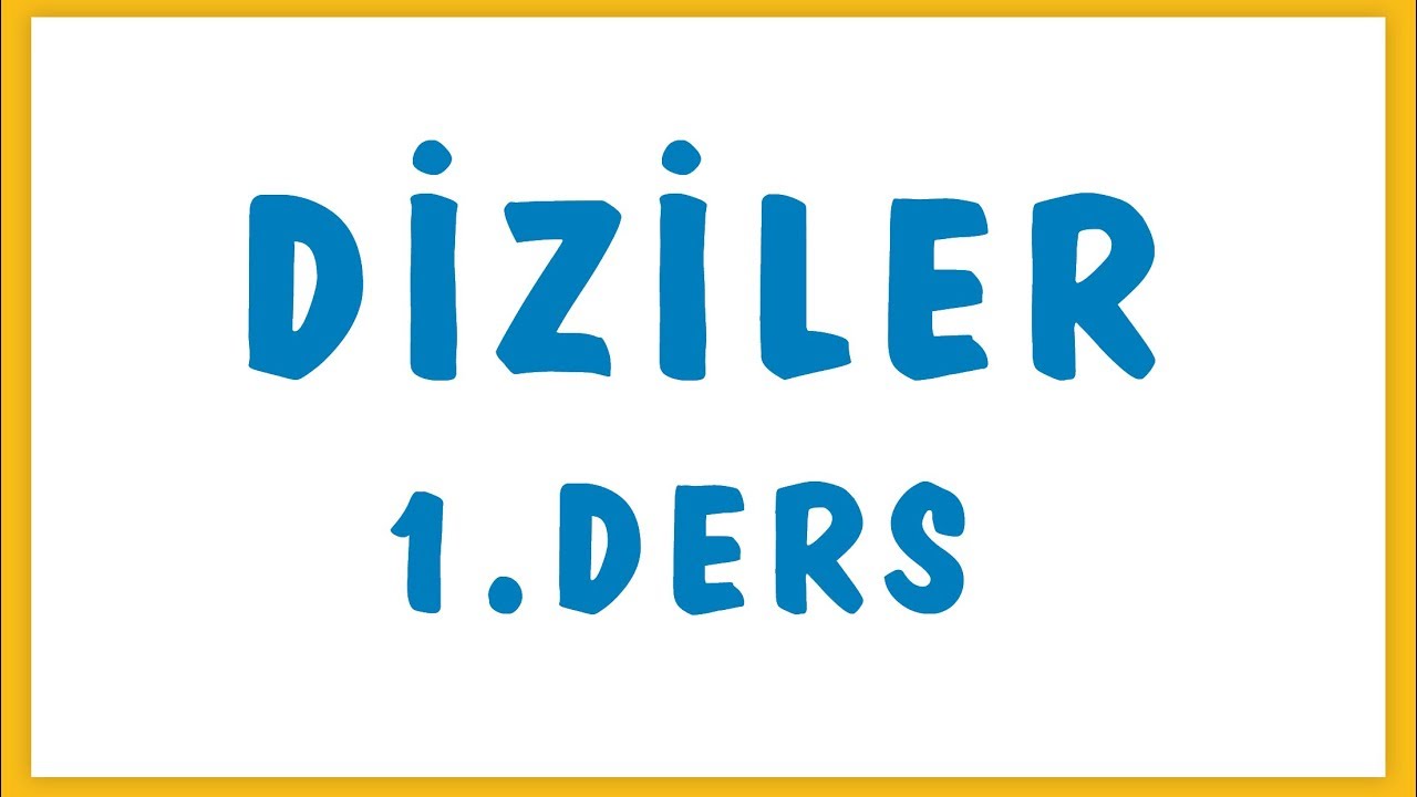 DİZİLER 1 | ŞENOL HOCA