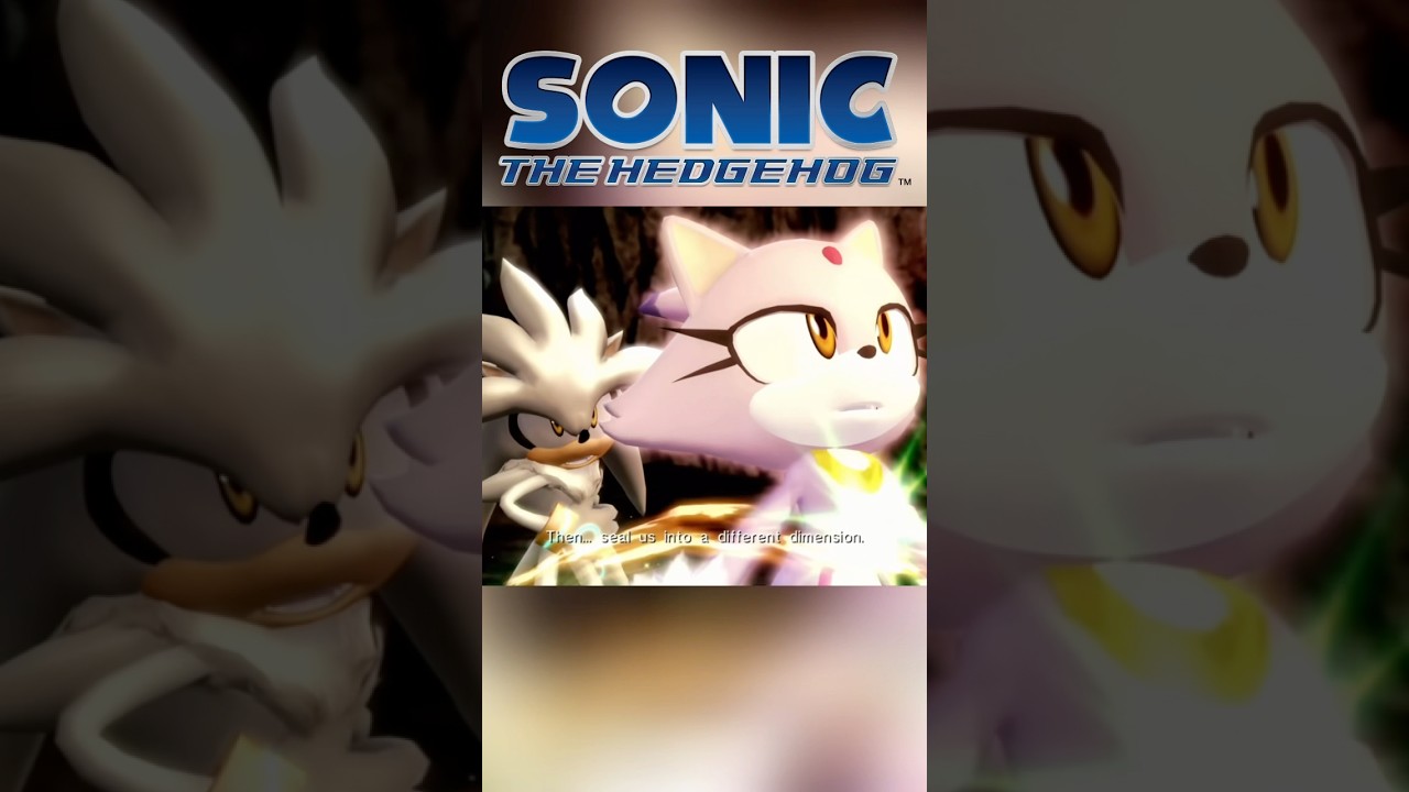 Кошка Блейз жертвует собой, чтобы спасти мир и Сильвера || Sonic 06 #silverthehedgehog #blazethecat