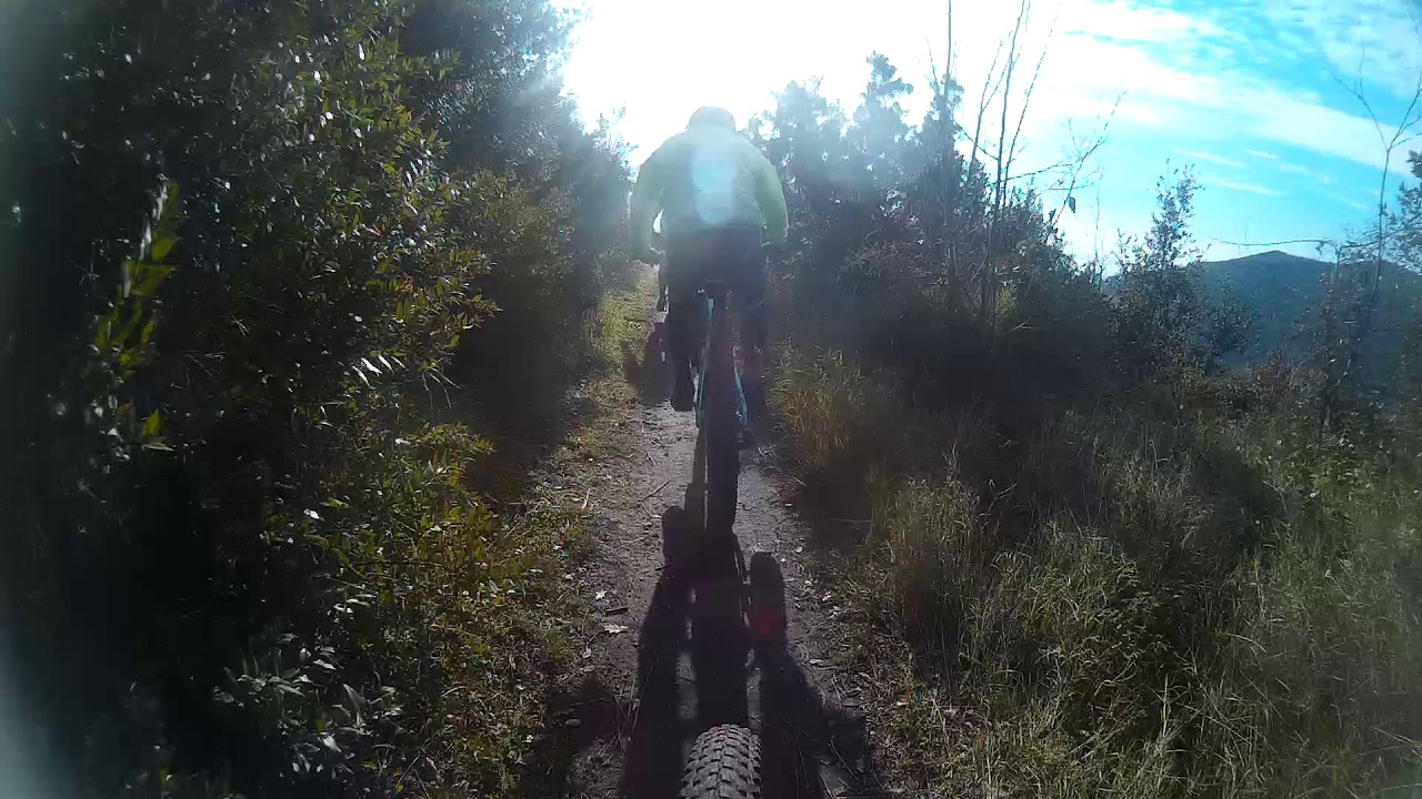 Mountain bike percorso intero della panoramica di San leucio (ce)