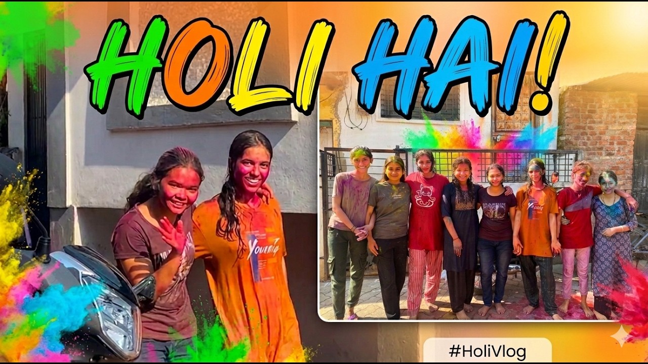 Holi Vlog 2026😍 aaj masti nhi ruki 😁#holi #dailyvlogs #vlogging #festival #viralvlog  