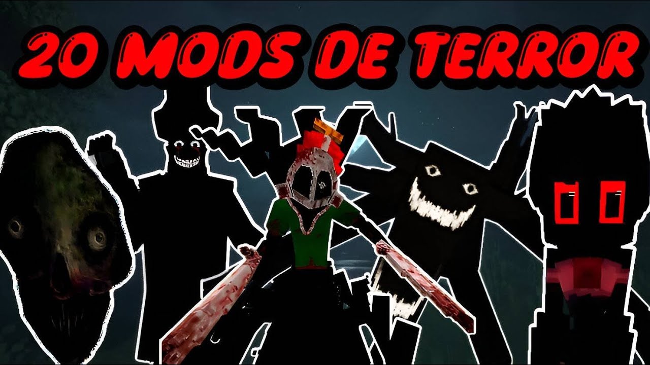 TOP 20 MODS DE TERROR PARA MINECRAFT BEDROCK 1.21