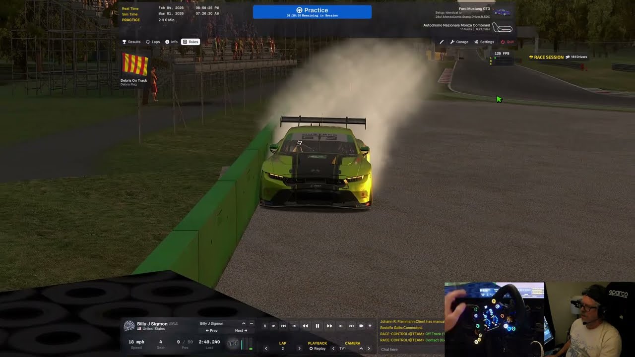 Iracing officials