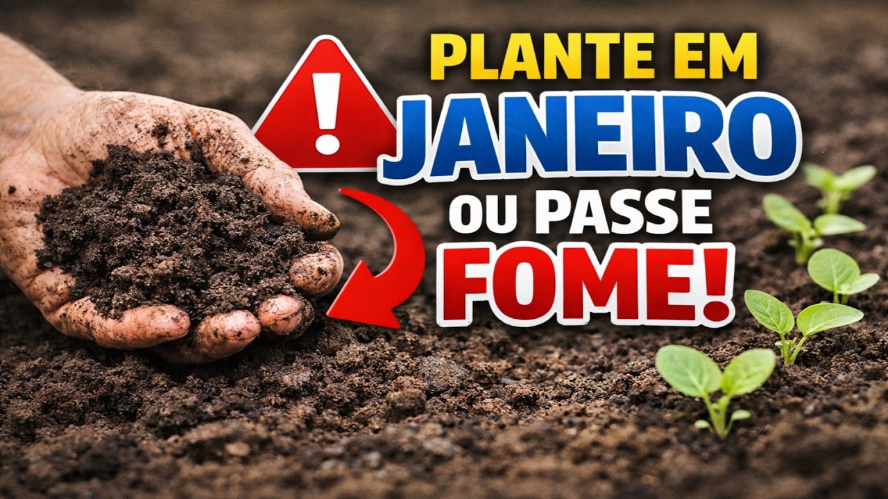 Plante estas 18 Culturas em JANEIRO e Tenha Comida o Ano Todo!