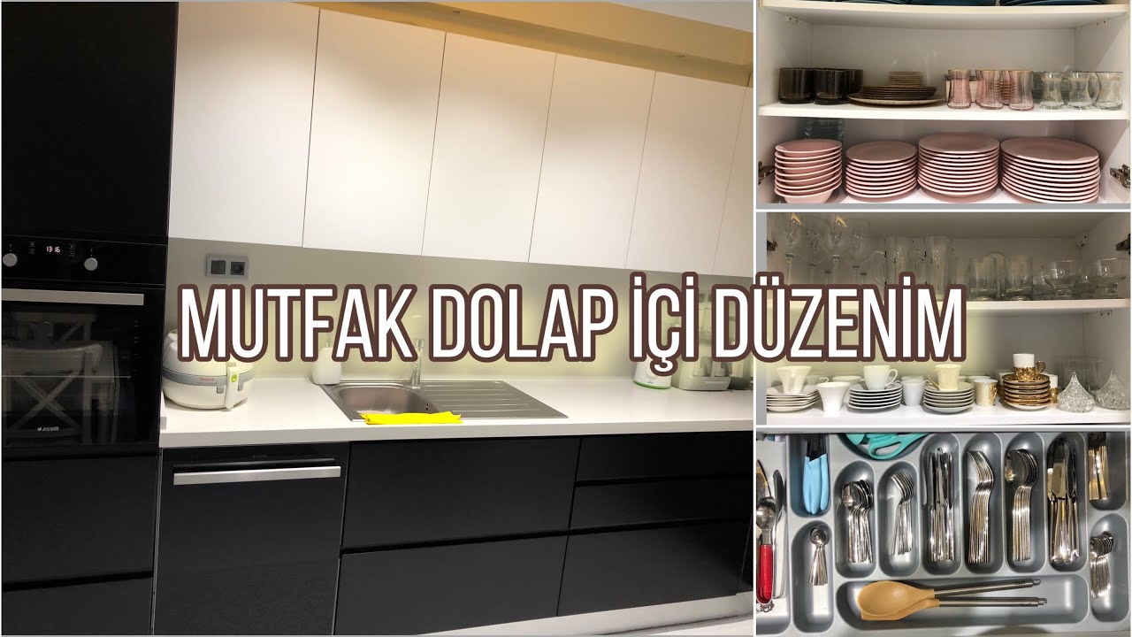 MUTFAK TURU 😱😱 MUTFAK DOLAP İÇİ DÜZENİM 😍😍