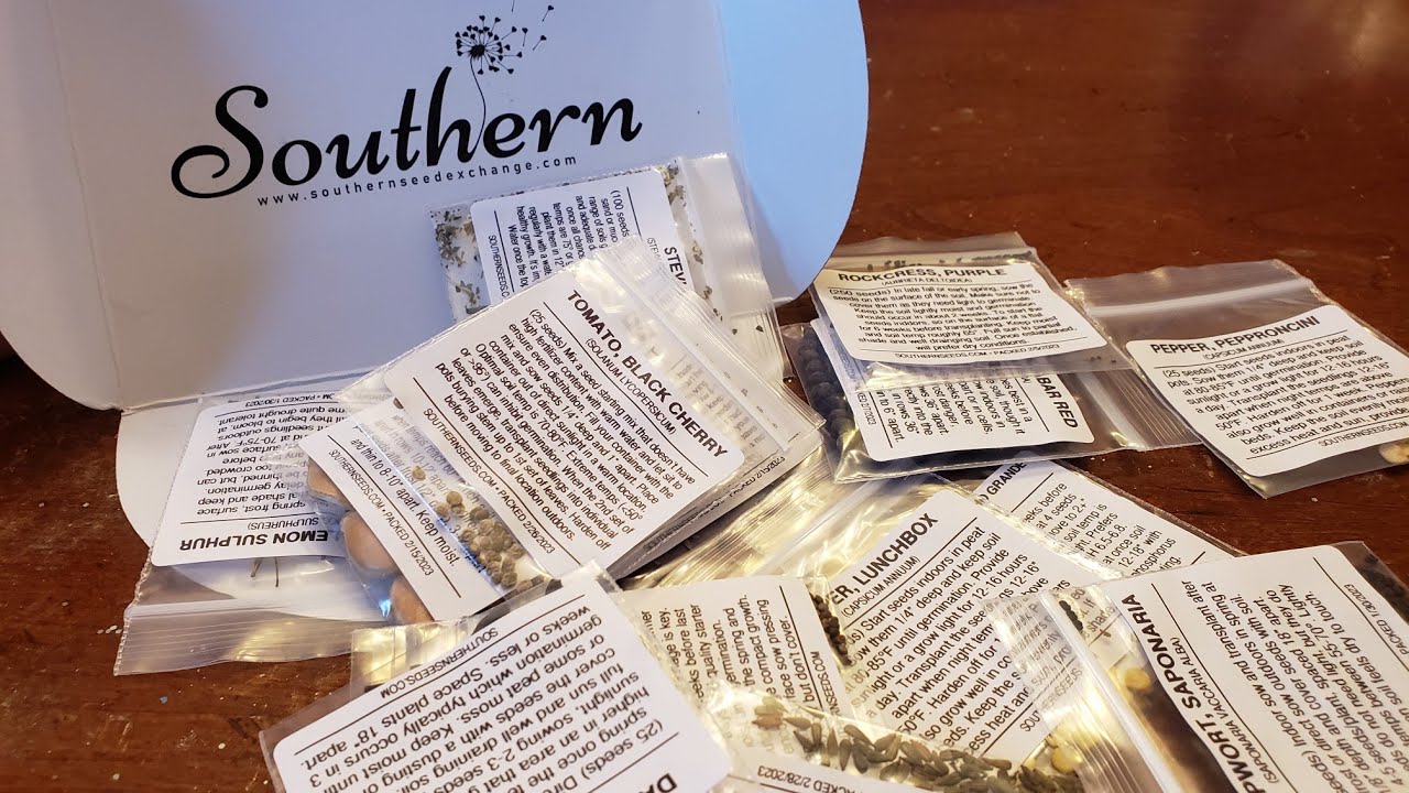 SEED HAUL: Southern Seeds Order Unboxing & Review | Peppers, Flowers & More