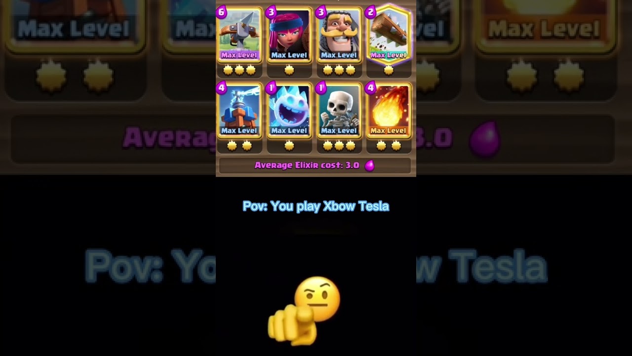 Pov: You play Xbow Tesla 💀