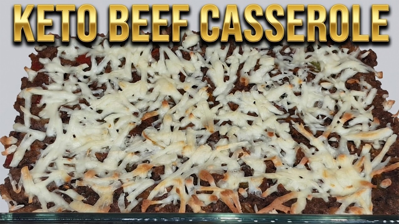 This Cheesy Keto Beef Bake Casserole Is So Addictive!