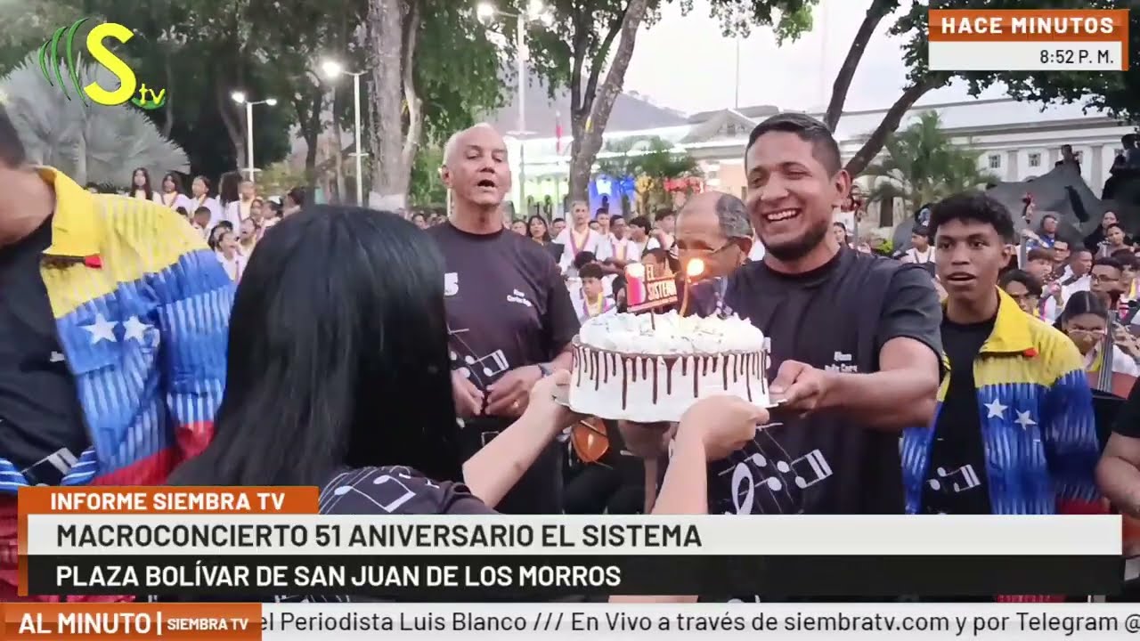 Informe Siembra TV - MACROCONCIERTO 51 ANIVERSARIO DEL SISTEMA NUCLEO GUÁRICO 27/02/2026