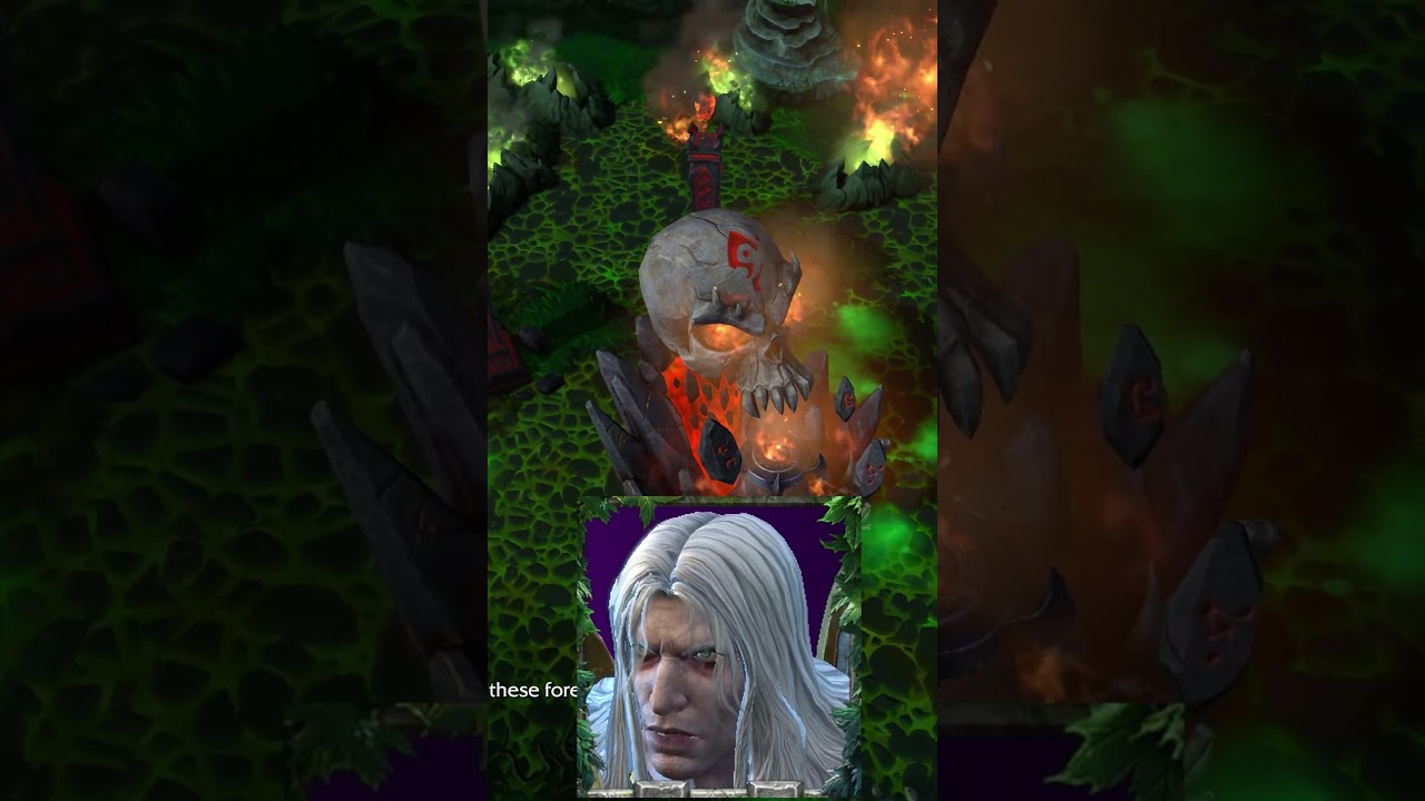 Arthas tells Illidan about Guldans Skull
