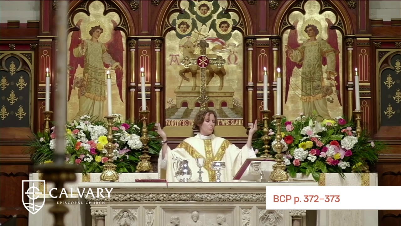 The Mozarabic Preface of Eucharistic Prayer D, chanted by the Rev. Amber Carswell